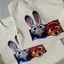 Áo Thun Regular Cotton Unisex CÁO VÀ THỎ ZOOTOPIA (9-95kg) Hot Trend 2026