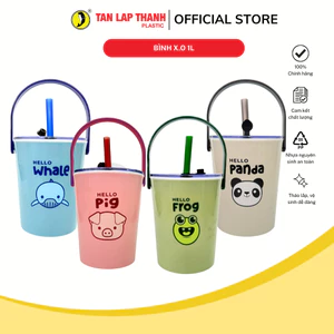Bình đá giữ nhiệt X.O 2 lớp 1L Tân Lập Thành Sản phẩm chất lượng, nhà nhà thịnh vượng, nhựa PP