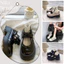 Giày Oxford Nữ, Giày Búp Bê Lolita Nữ Đế Cao 5cm Da Bóng Quai Dán Ngang || Mã N51