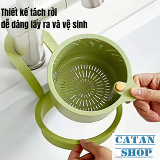Khay Lọc Rác, Giỏ Lọc Rác, Rửa Hoa Quả Chất Liệu Nhựa PP Treo Bồn Rửa Bát Lưới Thoát Nước Tiện Lợi Chống Đọng Mùi