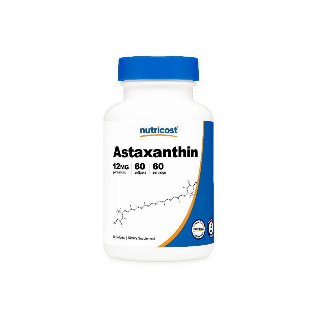 Nutricost Astaxanthin – Hàm Lượng Cao 12mg