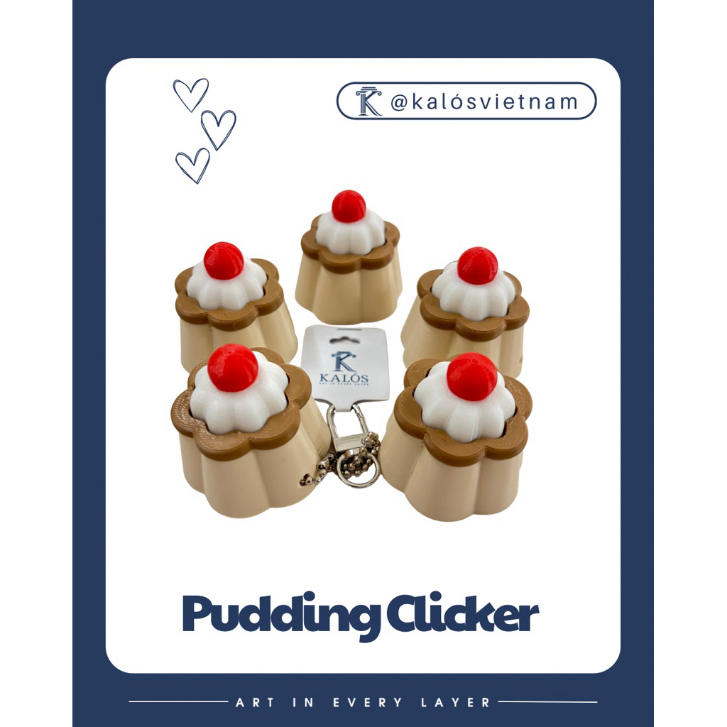 Kalós Vietnam - Móc Khoá Clicker Pudding | Shopee Việt Nam