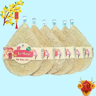 (Mộc Xơ) Miếng Rửa Chén Xơ Mướp - Xơ Mướp Rửa Chén - Miếng Chùi Nồi Rửa Bát Hình Giọt Nước
