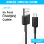 Cáp sạc nhanh Anker A81H6/A81H5 USB-A sang USB-C, chiều dài 1.8m, thiết kế bền bỉ, hỗ trợ sạc nhanh