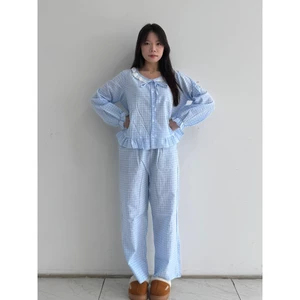 Bộ Đồ Ngủ Thắt Nơ Xinh Xắn Dài Dễ Thương MS A26