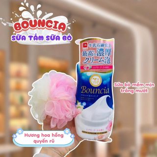 Sữa Tắm Siêu Tạo Bọt Cow Bouncia Nhật Bản Chiết Xuất Từ Sữa Bò (460ml)