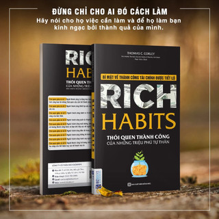 Sách - Rich Habits - Thói Quen Thành Công Của Những Triệu Phú Tự Thân