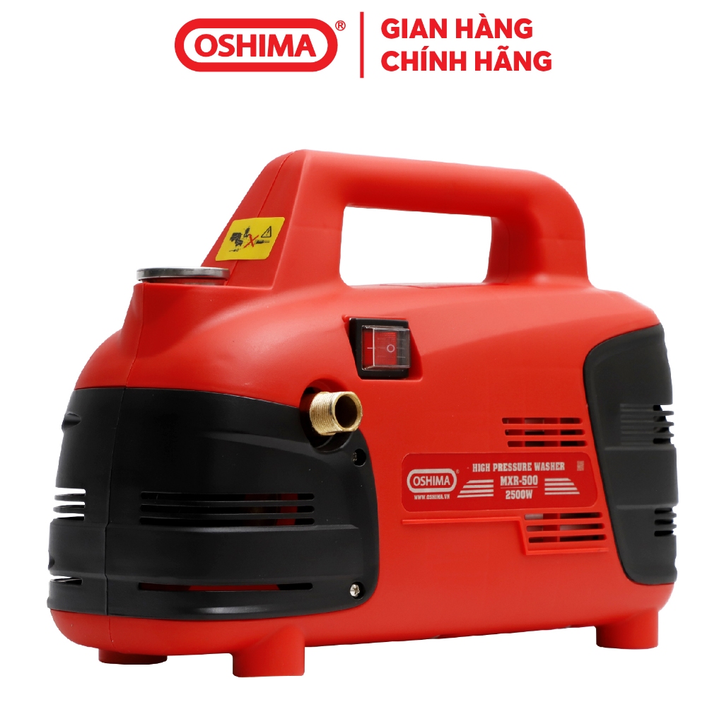 Máy Rửa Xe OSHIMA MXR 500, Motor CẢM ỨNG TỪ, 2500W, Bảo Hành 12 tháng