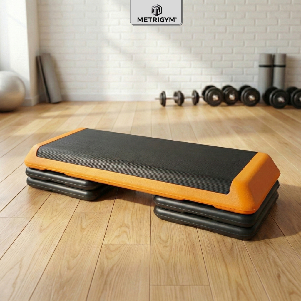 Bục dậm nhảy Aerobic loại 73cm và 110cm kèm 4 đế có thể điều chỉnh chiều cao 10 - 15- 20cm