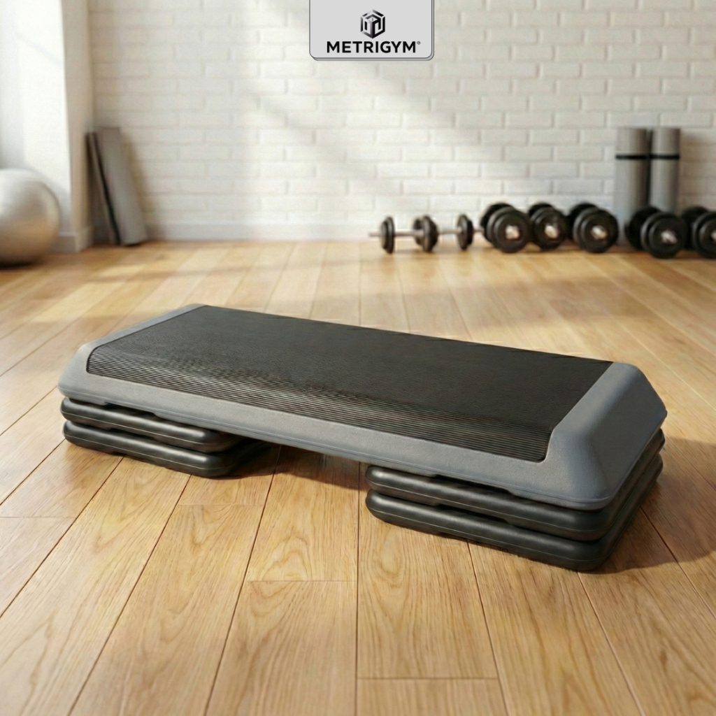 Bục dậm nhảy Aerobic loại 73cm và 110cm kèm 4 đế có thể điều chỉnh chiều cao 10 - 15- 20cm