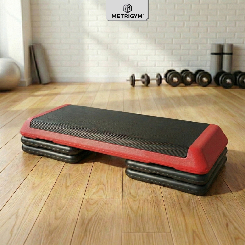 Bục dậm nhảy Aerobic loại 73cm và 110cm kèm 4 đế có thể điều chỉnh chiều cao 10 - 15- 20cm