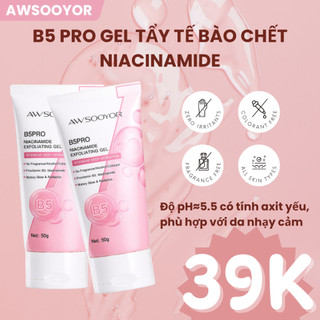 1PC 19.000₫ Gel Tẩy Tế Bào Chết Cho Mặt Và Cơ Thể AWSOOYOR B5PRO PHA + Enzyme Làm Mịn Da, Không Khô, Phù Hợp Nhiều da
