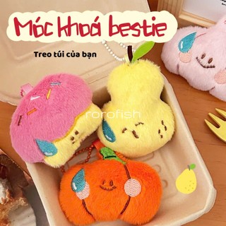 Móc Khóa Hình Đồ Ăn, Móc Khóa Con Ong, Ngôi Sao – Phụ Kiện Treo Cặp, Treo Túi, Quà Tặng Học Sinh Sinh Viên