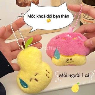 Móc Khóa Hình Đồ Ăn, Móc Khóa Con Ong, Ngôi Sao – Phụ Kiện Treo Cặp, Treo Túi, Quà Tặng Học Sinh Sinh Viên
