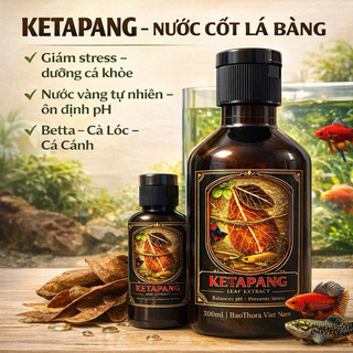 Ketapang Leaf Extract 300ml – Ổn nước, chống stress cho cá cảnh | BaoThora VN