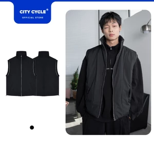 Áo Gile Phao Geolines Local Brand Chính Hãng City Cycle chần bông cao cấp oversize unisex