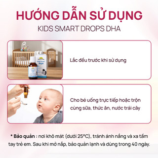 Nature's Way kids smart drops DHA - Hỗ trợ phát triển não bộ, thị lực cho trẻ 20ml extaste