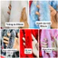 Dây lông vải/tơ mềm ít rụng lông size bề rộng từ 2cm -9 cm trang trí con lân,viền áo,đầm,quần,NOEL