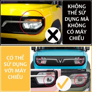 Bộ Đèn LED Pha/Cos H7 Cho VinFast VF3 (60W - 6000K) - Tăng Sáng Vượt Trội