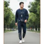 Bộ quần áo nỉ thu đông lót bông ấm áp, họa tiết núi, đủ size S-2XL thể thao năng động