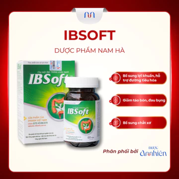 [CHÍNH HÃNG] Viên Uống IB Soft 60 Viên Hỗ Trợ Đại Tràng, Táo Bón, Bổ Sung Chất Xơ, Tiêu Hóa Khỏe