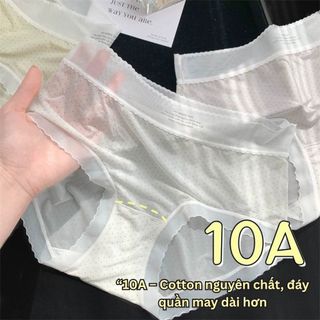 Quần lót nữ su lụa mềm mịn mỏng nhẹ mát rượi viền lụa êm ái đáy nâng cấp kháng khuẩn khử mùi L1398