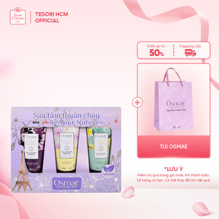 Hộp quà 3 Sữa tắm Thuần chay Osmaé 100ml phiên bản giới hạn