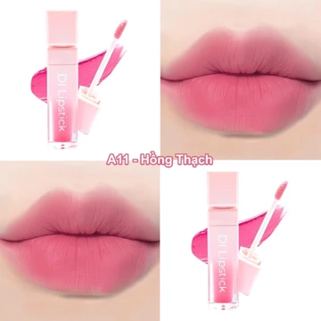 Son màu hồng đào, son hồng thạch màu son tự nhiên, chất son mềm mịn, giữ màu lâu