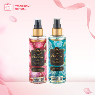 Bodymist xịt thơm cơ thể Tesori d’Oriente Atiso 200ml cấp ẩm lưu hương lên đến 8h