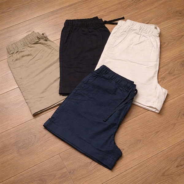 Quần Short Nữ UN VNXK Mát Xịn Thô, Dáng Suông Basic, Chất Linen Mềm Mát Thoáng Khí