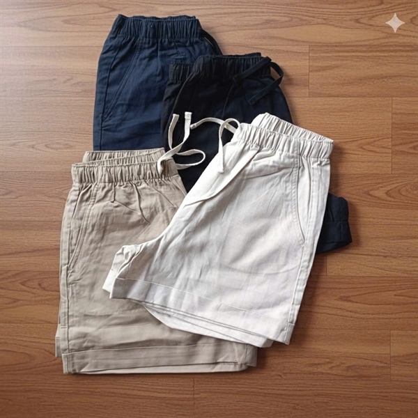 Quần Short Nữ UN VNXK Mát Xịn Thô, Dáng Suông Basic, Chất Linen Mềm Mát Thoáng Khí