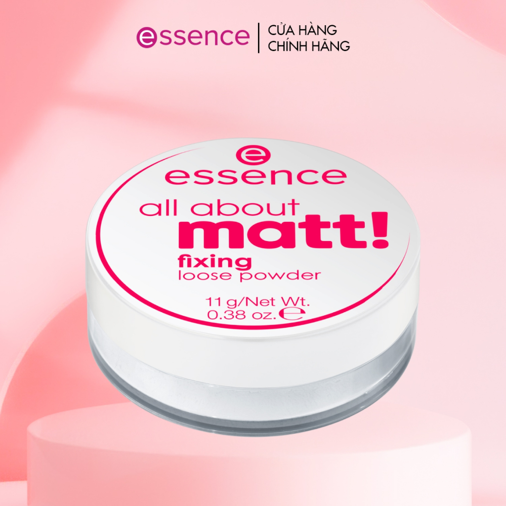 Phấn phủ dạng bột Essence All About Matt! Fixing Loose Powder kiềm dầu che phủ cao 11g