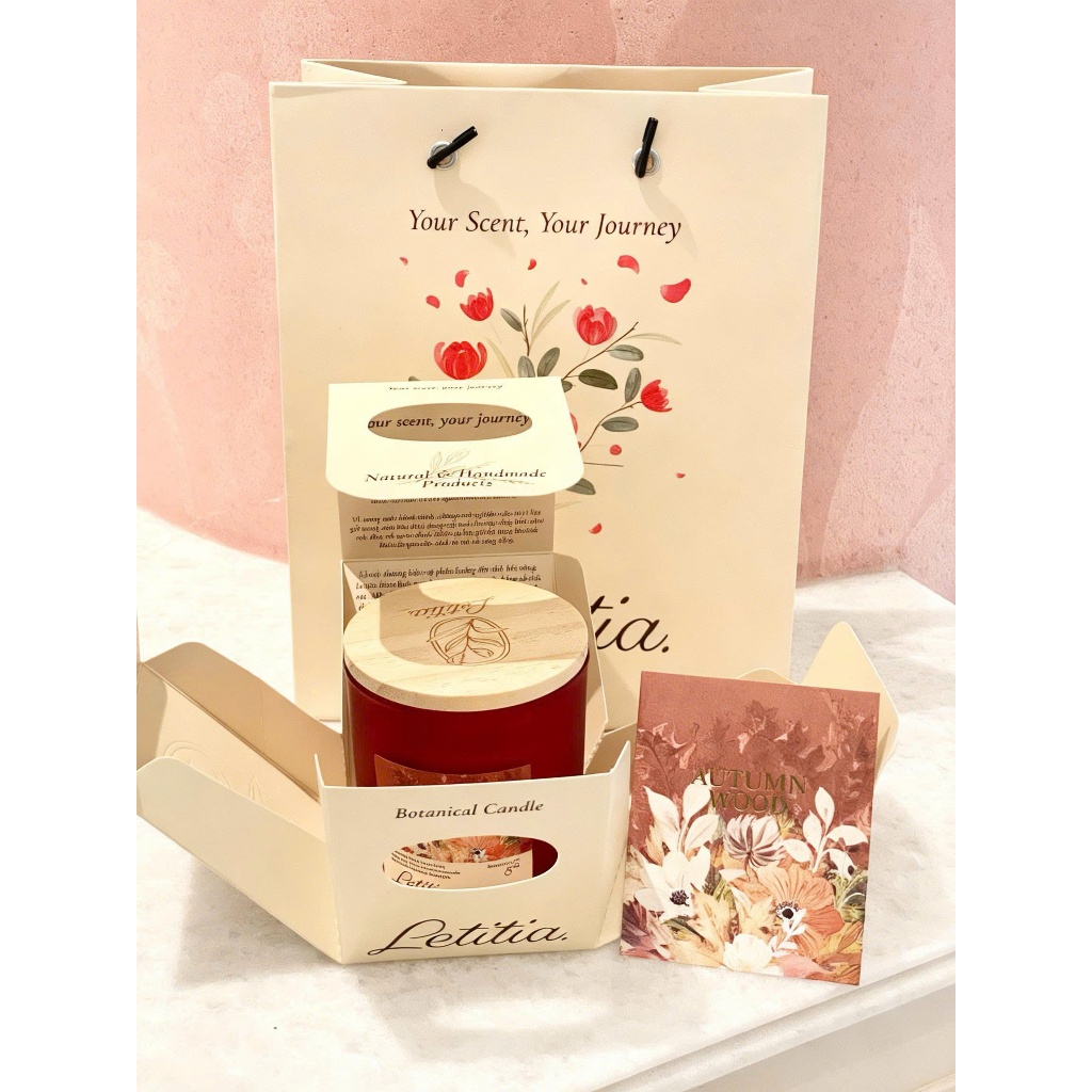 Nến Thơm Cao Cấp Letitia Hương The Dream Giúp Thư Giãn, Ngủ Ngon Size 185g