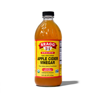 Giấm Táo Hữu Cơ Bragg 473ml Có Giấm Mẹ, Apple Cider Vinegar Không Lọc, lên men tự nhiên.