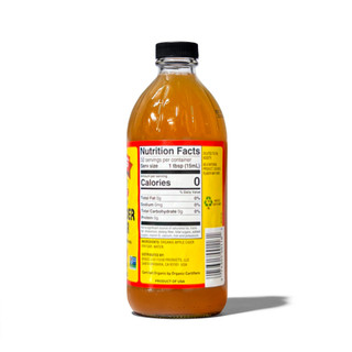 Giấm Táo Hữu Cơ Bragg 473ml Có Giấm Mẹ, Apple Cider Vinegar Không Lọc, lên men tự nhiên.