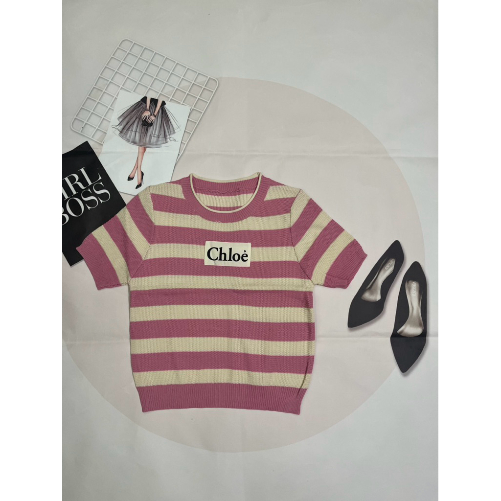 Áo len mongtoghi QC,áo len dệt kim nữ hàng thanh lý hoạ tiết trẻ trung size 45-57kh.
