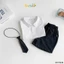 Bộ polo cộc tay phối quần giả bò basic bé trai, set bộ polo cộc tay mềm thoải mái bé trai