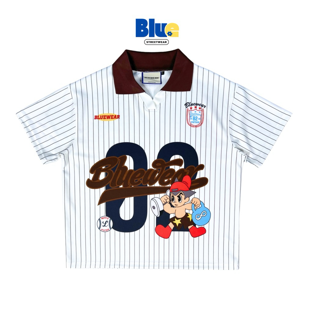 Áo Polo Phối Sọc 02 form boxy dáng rộng áo thun jersey thể thao, phong cách trẻ trung, streetwear, năng động