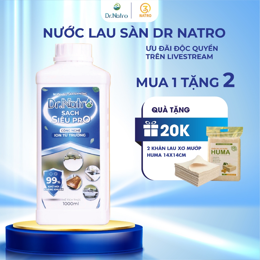 Nước Lau Sàn Dr Natro - Hình Ảnh Thực Tế
