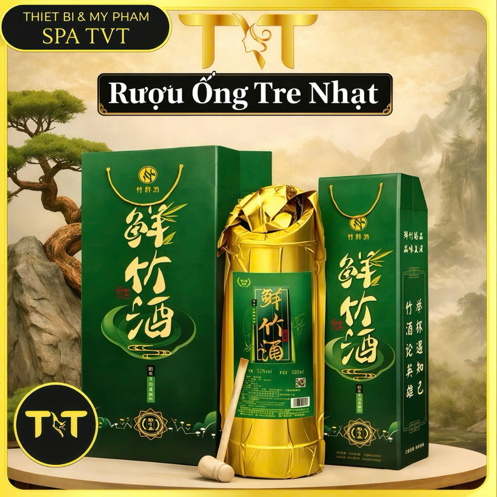 Rượu tre PHÚC KIẾN ống 500ml, Rượu ống tre TRUNG QUỐC (THÙNG CÓ 6 LỌ)