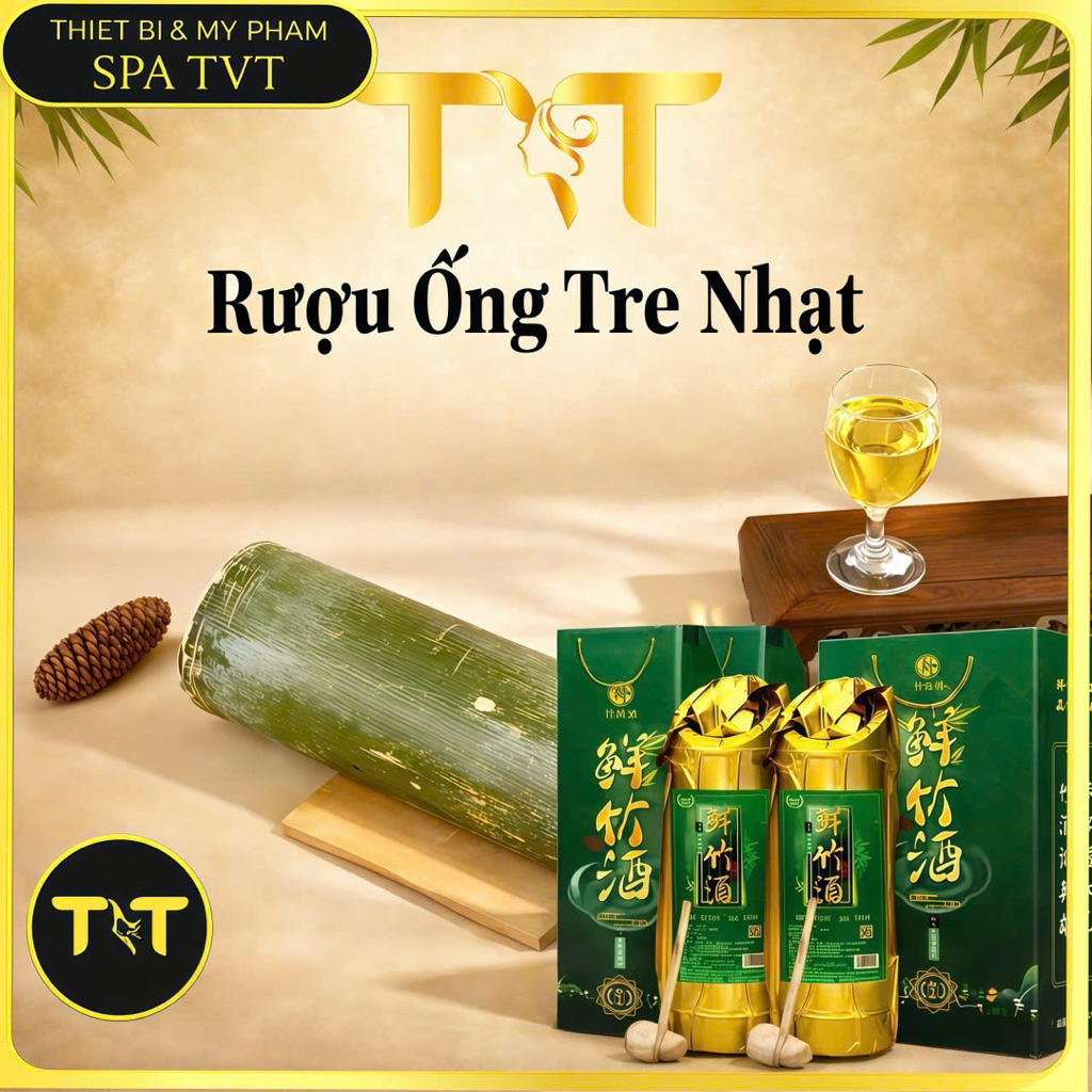 Rượu tre PHÚC KIẾN ống 500ml, Rượu ống tre TRUNG QUỐC (THÙNG CÓ 6 LỌ)