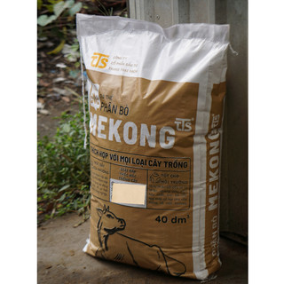 Phân Bò Ủ Vi Sinh Mekong  Bón Lót, Bón Thúc Cây Trồng Giàu Dinh Dưỡng 20dm3