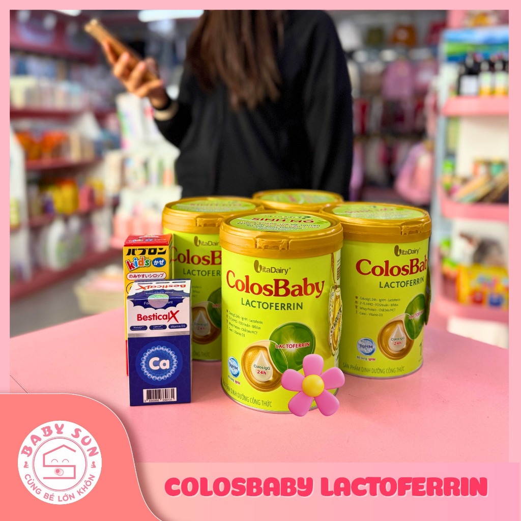 Sữa Bột ColosBaby Lactoferrin 0+ 1+ 400g & 800g