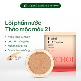 [QUÀ TẶNG]Lõi Phấn Nước C'CHOI HERBAL DD CUSHION Che Phủ, Lớp Phủ Mỏng Tự Nhiên