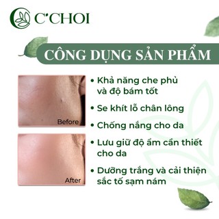 [QUÀ TẶNG]Lõi Phấn Nước C'CHOI HERBAL DD CUSHION Che Phủ, Lớp Phủ Mỏng Tự Nhiên