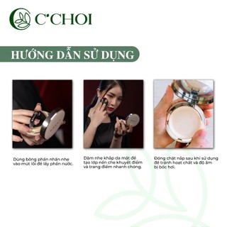 [QUÀ TẶNG]Lõi Phấn Nước C'CHOI HERBAL DD CUSHION Che Phủ, Lớp Phủ Mỏng Tự Nhiên