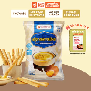 Bột Kem Trứng 100g Tomato T&P Bột Kem Trứng Pha Chế, Làm Bánh, Nhân Lava, Pudding, Custard- KT72