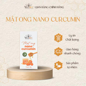 Mật ong nano curcumin Vinabee – mật ong nghệ nano, hỗ trợ tiêu hóa, tăng đề kháng