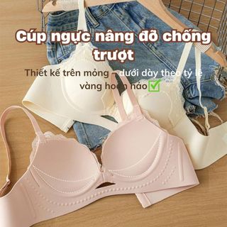 Áo ngực nữ su cao cấp không gọng phối ren sang trọng đệm mút vừa nâng quả tạo khe gợi cảm sexy A5482