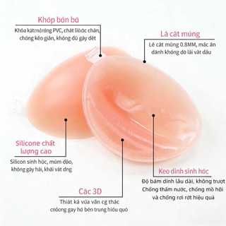 Áo lót silicon vô hình, độ bám mạnh, không dấu vết, phù hợp với váy cưới hở lưng